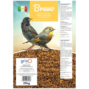 Универсална храна за плодоядни и насекомоядни птици, 1 кг. - BRAVO Universal Food Универсална храна за плодоядни и насекомоядни птици, 1 кг. - BRAVO Universal Food
